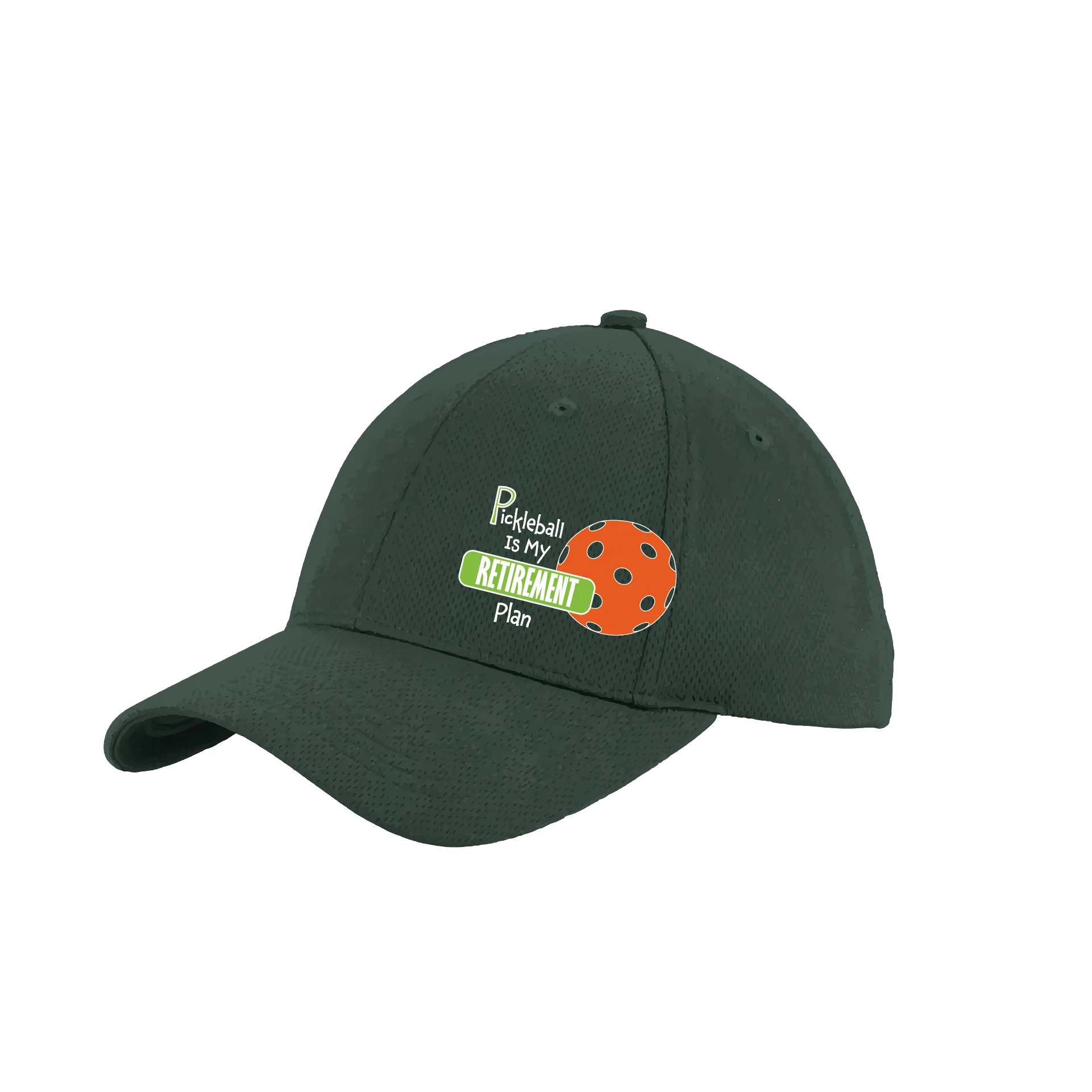 Pickleball Is My Retirement Plan (Customizable) | Pickleball Hat | Moisture-Wicking 100% Polyester