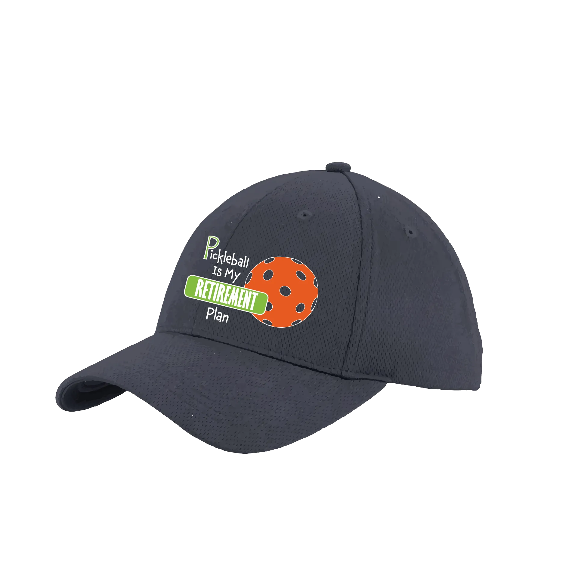 Pickleball Is My Retirement Plan (Customizable) | Pickleball Hat | Moisture-Wicking 100% Polyester