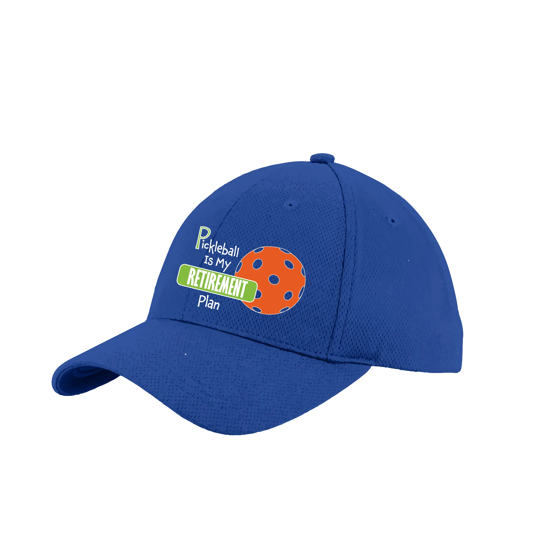 Pickleball Is My Retirement Plan (Customizable) | Pickleball Hat | Moisture-Wicking 100% Polyester