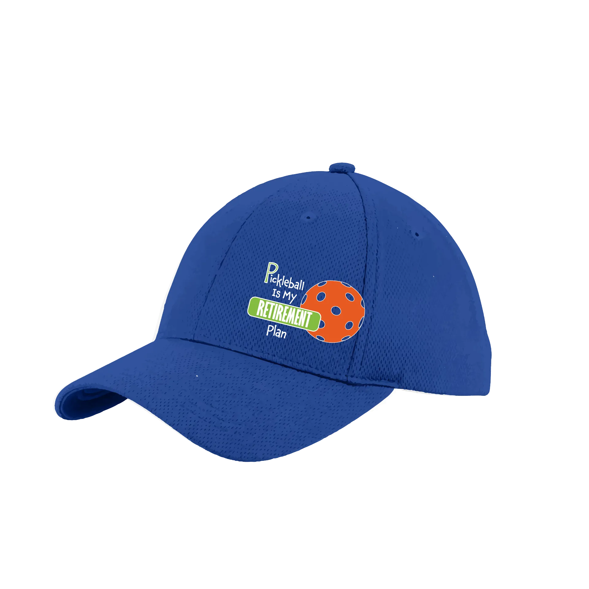 Pickleball Is My Retirement Plan (Customizable) | Pickleball Hat | Moisture-Wicking 100% Polyester