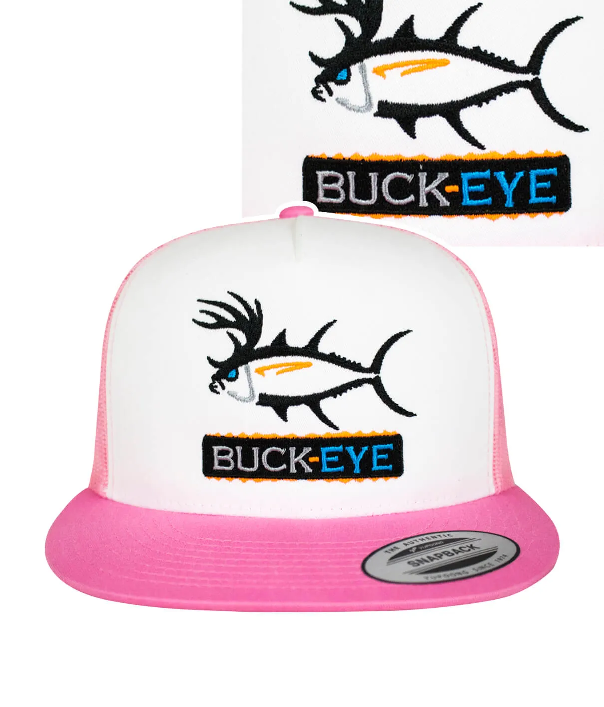 "Buck-Eye Pill" Unisex Snapback Trucker Hat