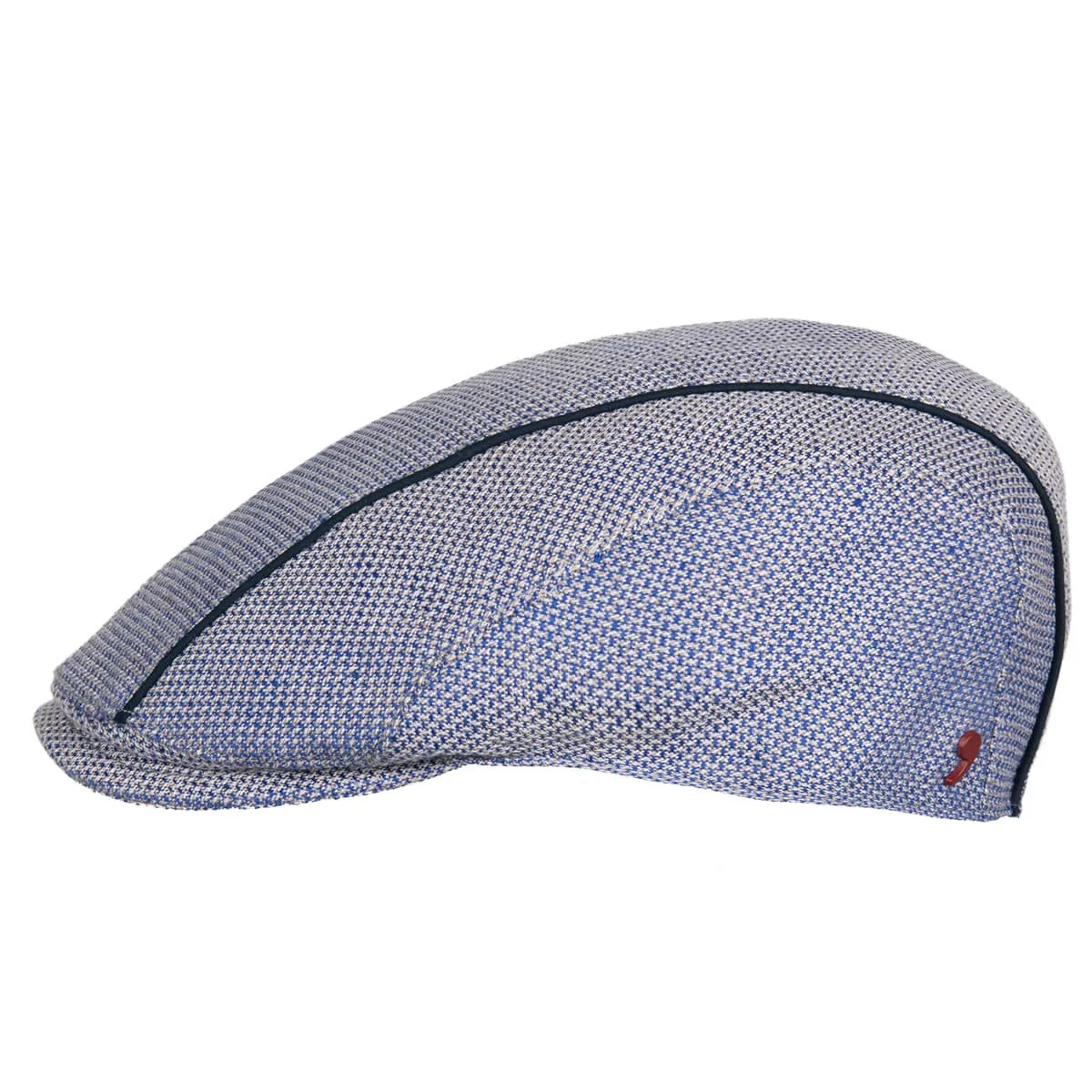 "The Sky Blue Stripe" Flat Cap by Alfonso D'Este