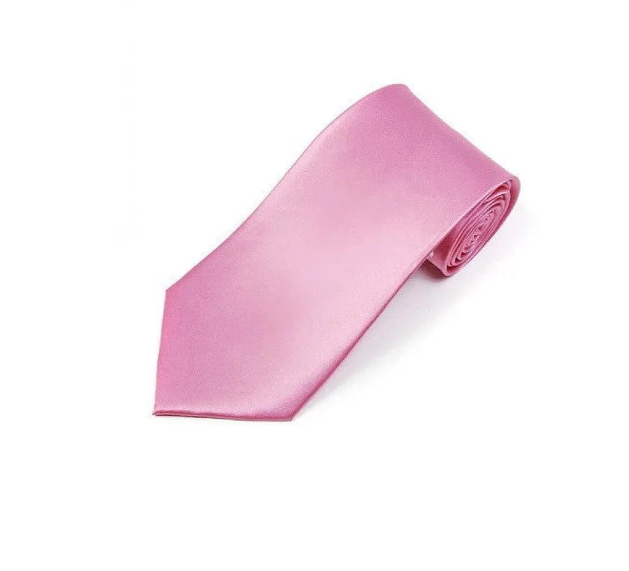 Silk solid satin tie 1551301