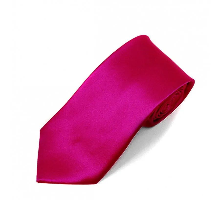 Silk solid satin tie 1551301