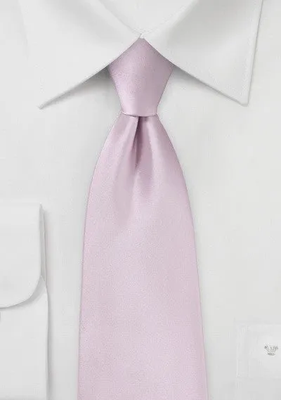 Soft-Lilac Solid Necktie