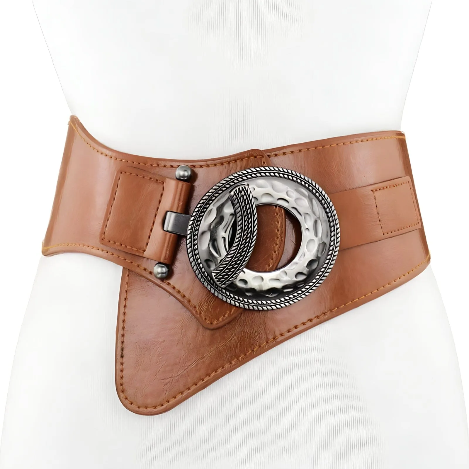 The Artemis Faux Leather Waistband Belt - Multiple Colors