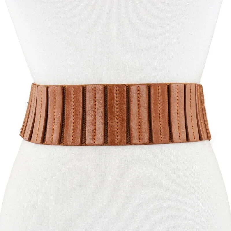 The Artemis Faux Leather Waistband Belt - Multiple Colors