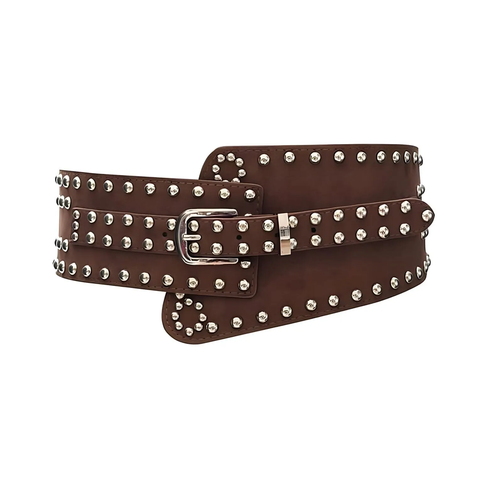 The Harmonica Faux Leather Waistband Belt - Multiple Colors