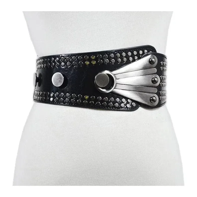 The Zephyr Faux Leather Waistband Belt - Multiple Colors